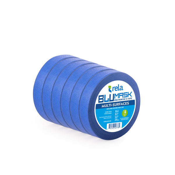 Blumask® Painter's Tape Multi-Surfaces (14-Days) 0.94" x 60 yds (6-PACK)