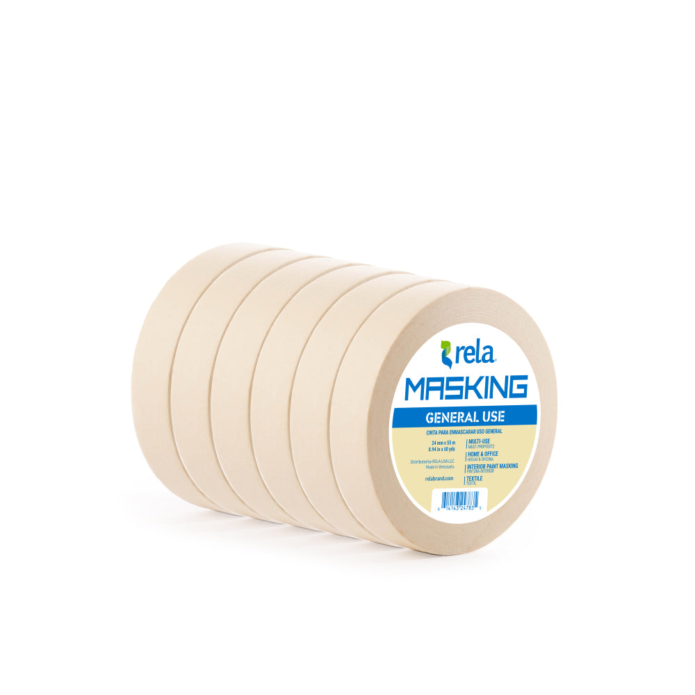 General Use Masking Tape 0.94" x 60 yds (6-PACK)