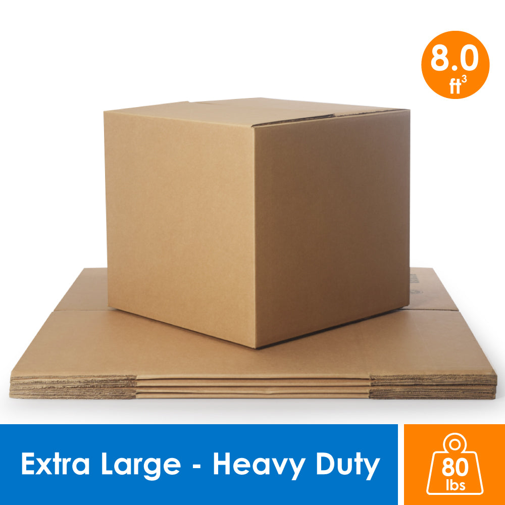 Heavy Duty Corrugated Box 24x24x24" (6 Pack)