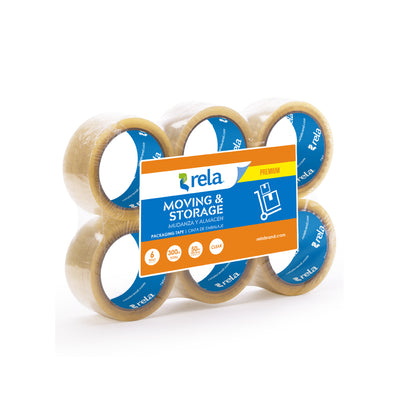 Moving & Storage Premium Grade Packaging Tape Clear 2" x 55 yds
