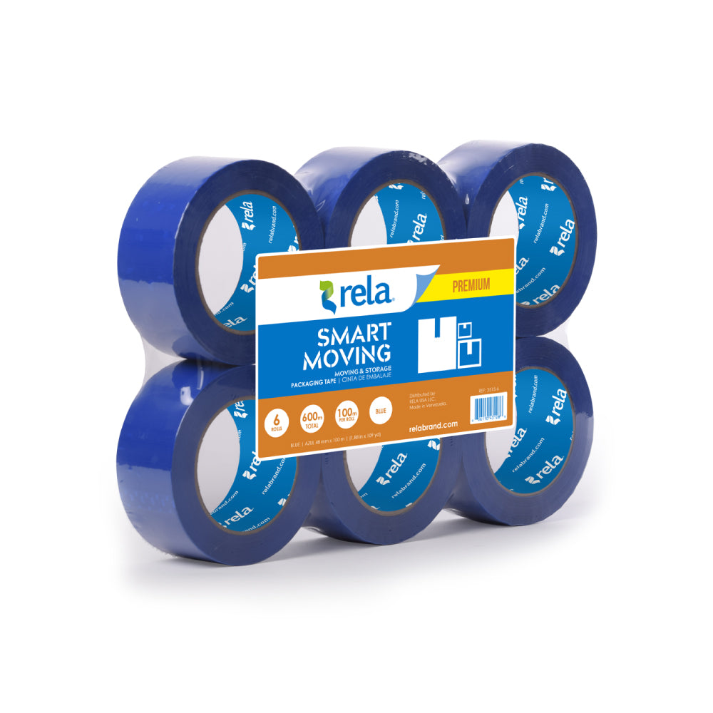 Smart Moving Color Coding Packaging Tape 110 yds (Blue)